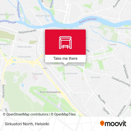 Sirkustori North map