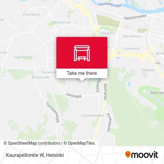 Kaurapellontie W map