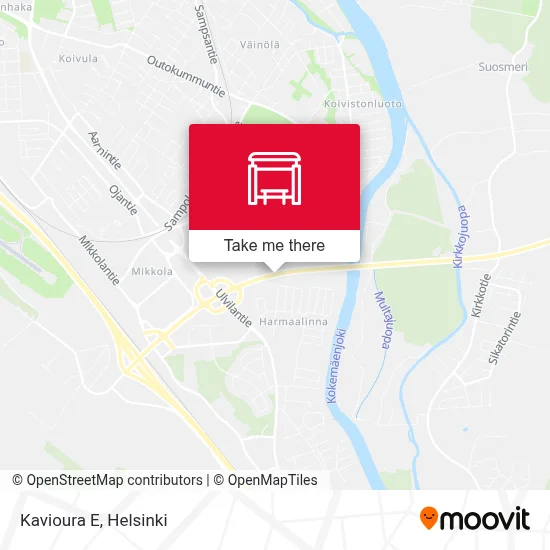 Kavioura E map