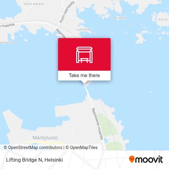 Lifting Bridge N map