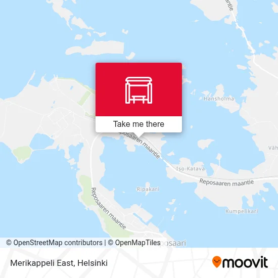 Merikappeli East map