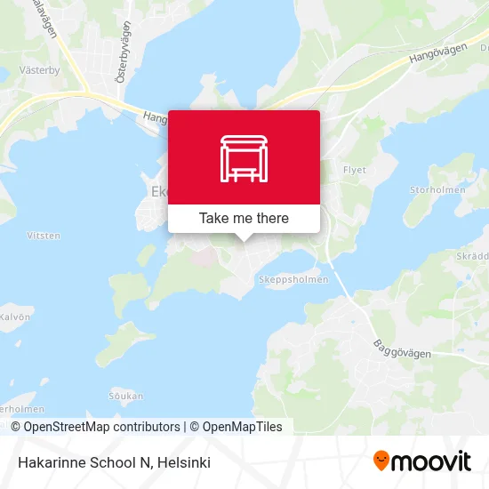 Hakarinne School N map