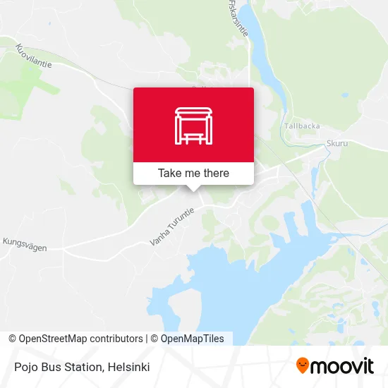 Pojo Bus Station map