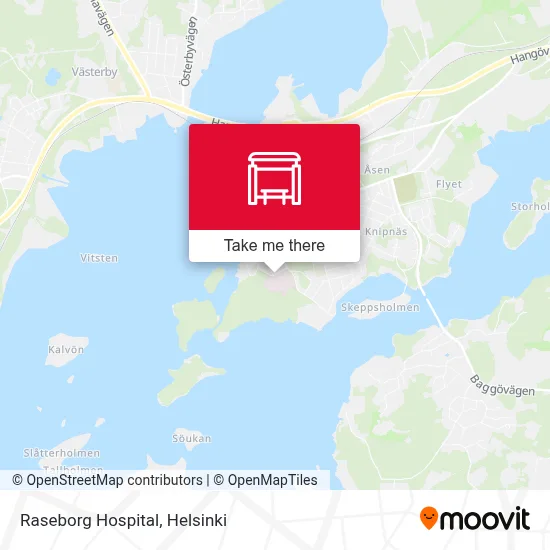 Raseborg Hospital map