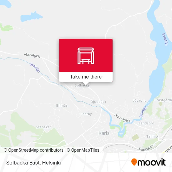Solbacka East map