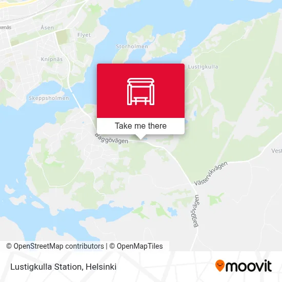 Lustigkulla Station map