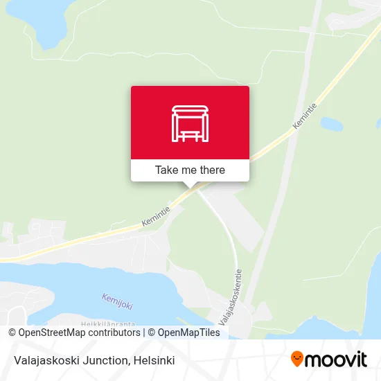 Valajaskoski Junction map