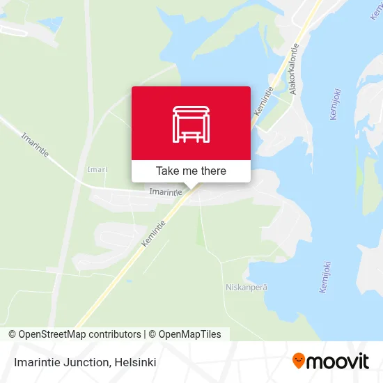 Imarintie Junction map