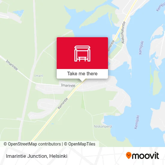 Imarintie Junction map