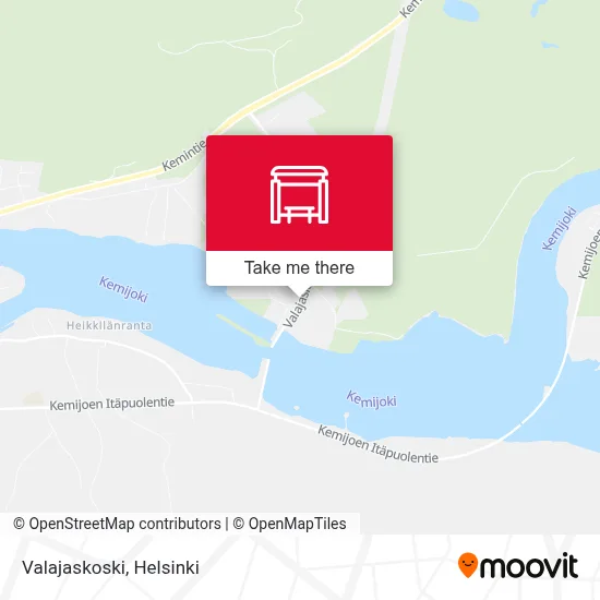 Valajaskoski map