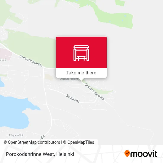 Porokodanrinne West map