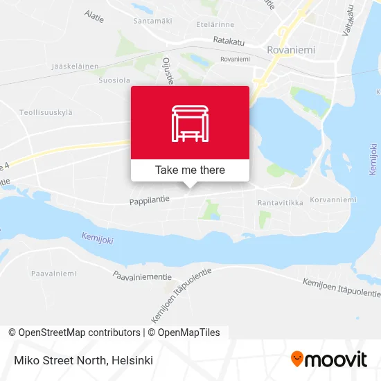 Miko Street North map