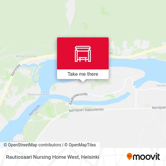 Rautiosaari Nursing Home West map
