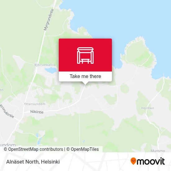 Alnäset North map