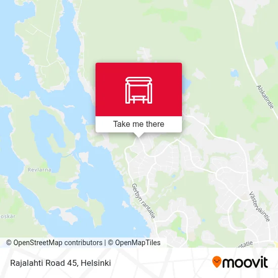 Rajalahti Road 45 map