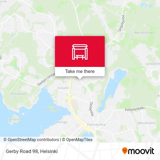 Gerby Road 98 map