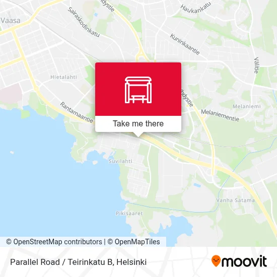 Parallel Road / Teirinkatu B map