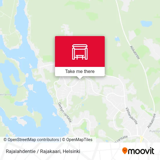 Rajalahdentie / Rajakaari map