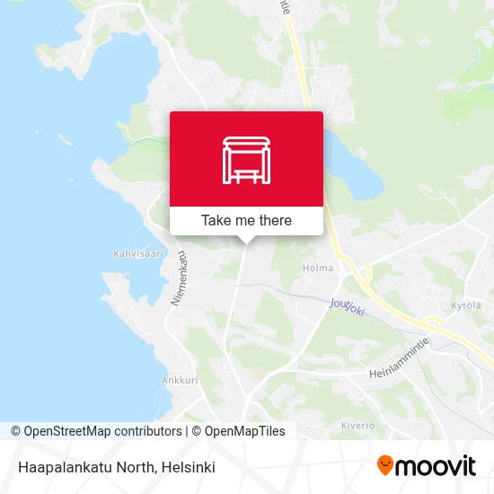 Haapalankatu North map