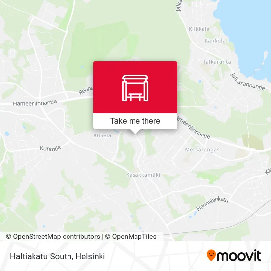 Haltiakatu South map