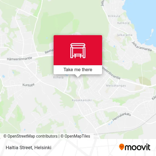 Haltiakatu North map