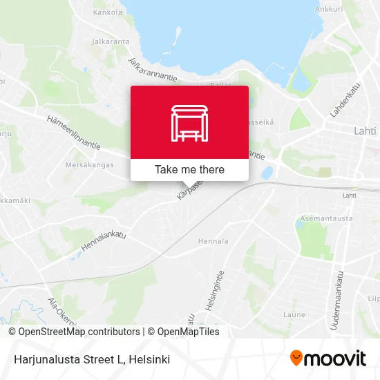 Harjunalustankatu W map