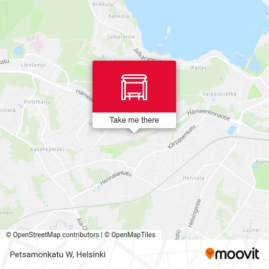 Petsamonkatu W map