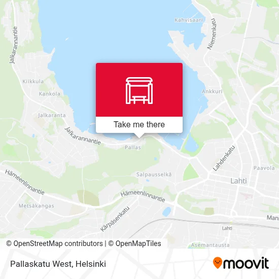 Pallaskatu West map