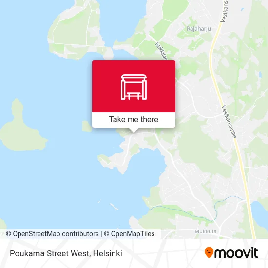 Poukama Street West map