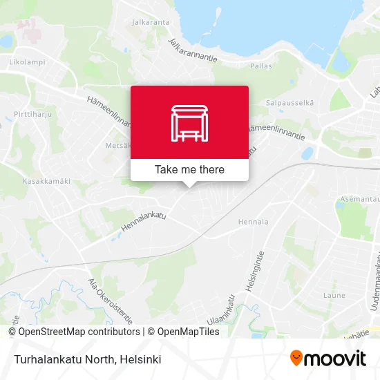 Turhalankatu North map