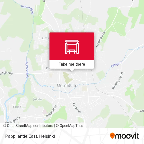 Pappilantie East map
