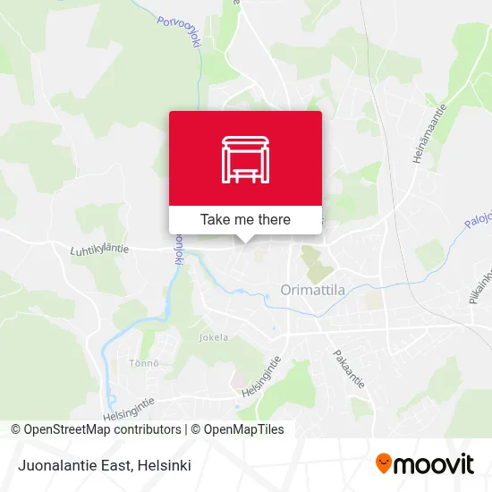 Juonalantie East map