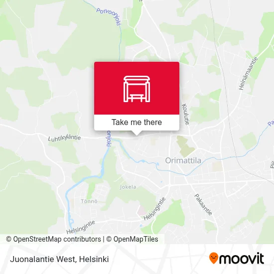 Juonalantie West map