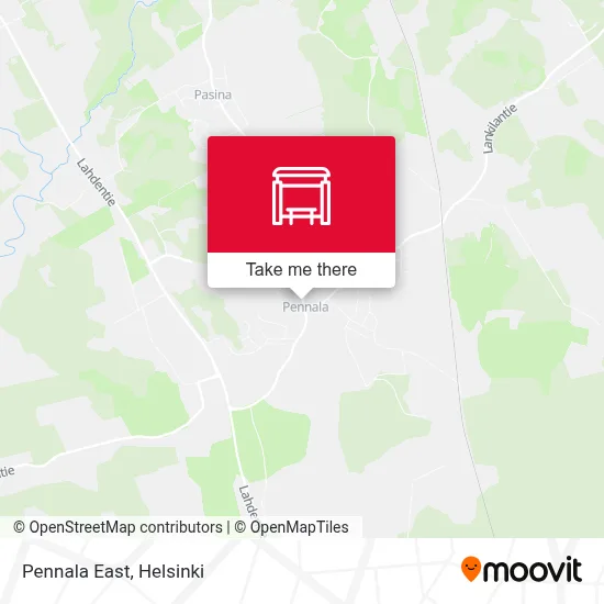 Pennala East map