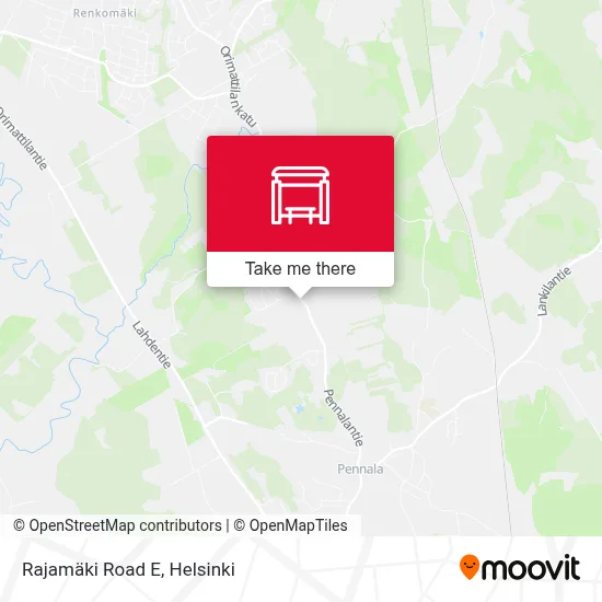 Rajamäki Road E map