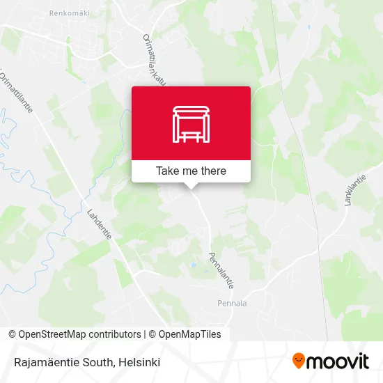 Rajamäentie South map