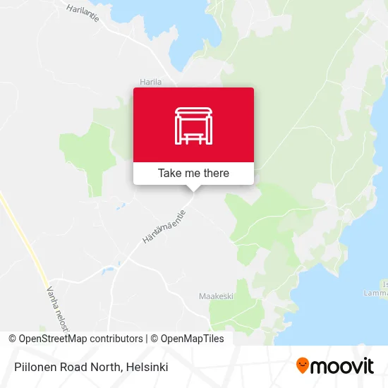 Piilonen Road North map