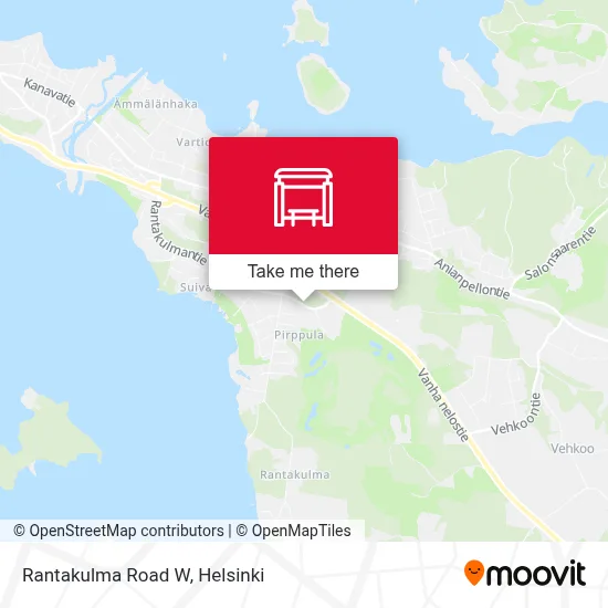 Rantakulma Road W map