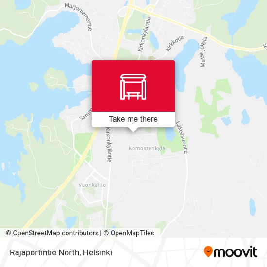 Rajaportintie North map