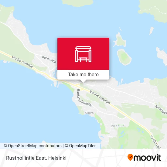 Rusthollintie East map