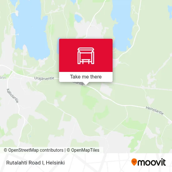 Rutalahti Road I map