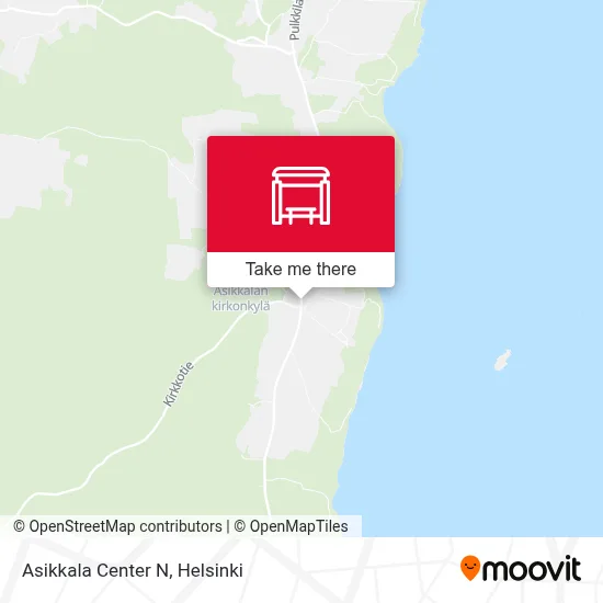 Asikkala Center N map