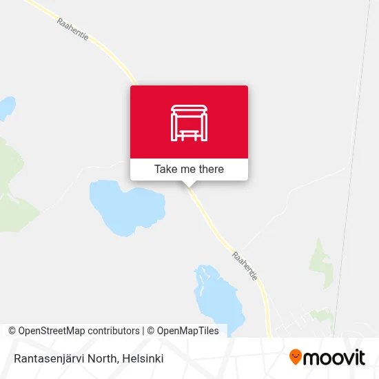 Rantasenjärvi North map