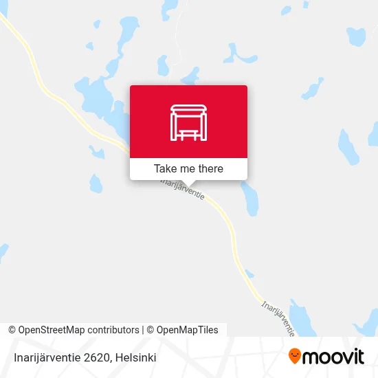 Inarijärventie 2620 map
