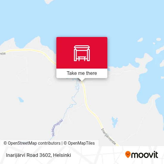 Inarijärvi Road 3602 map