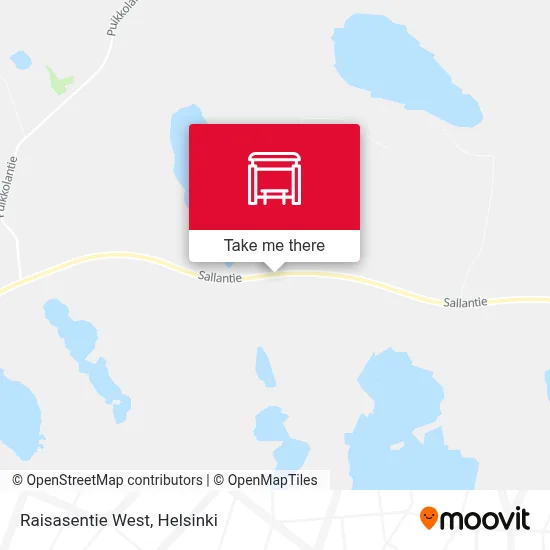 Raisasentie West map