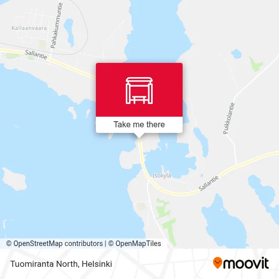 Tuomiranta North map