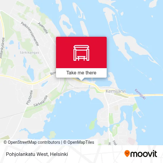 Pohjolankatu West map