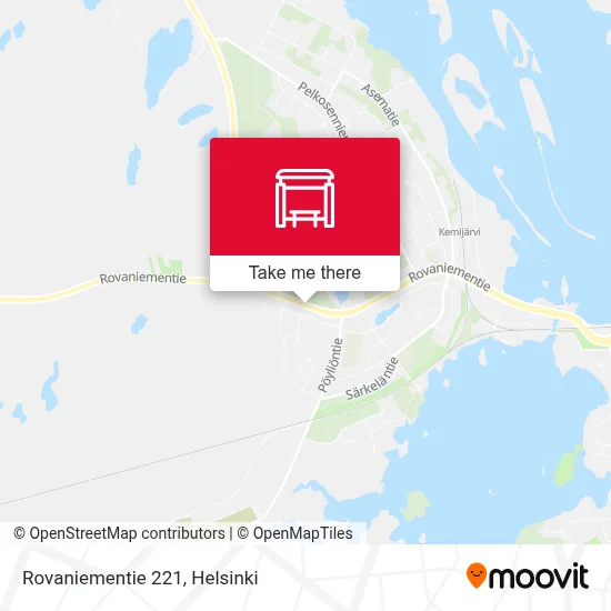 Rovaniementie 221 map