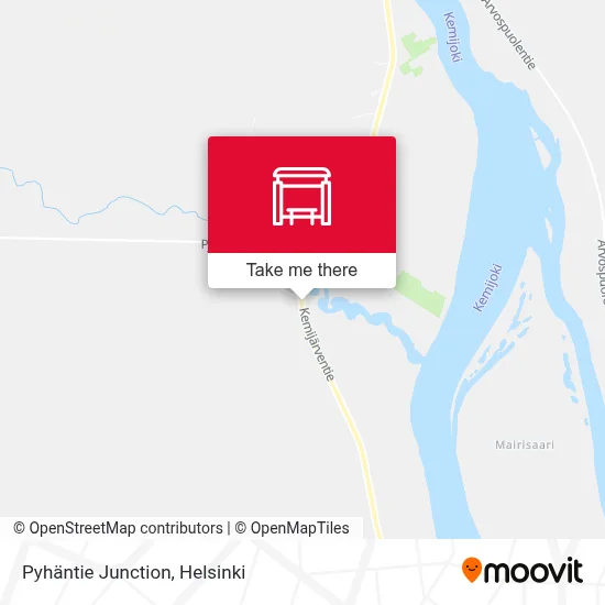 Pyhäntie Junction map